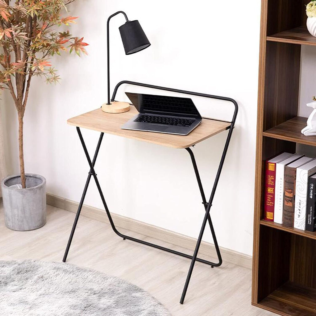 Table pliante en acier et bois 75 x 80 cm – design moderne et robuste Tunisie