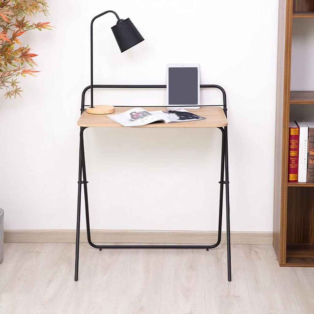 Table pliable intérieure extérieure – structure acier, plateau bois laminé